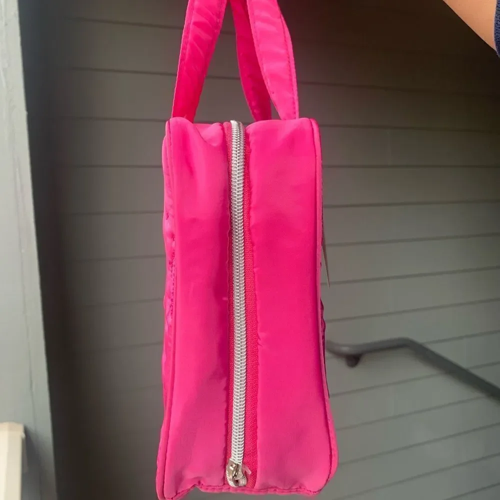 Pink Juicy Couture Crowns Travel Cosmetic Bag